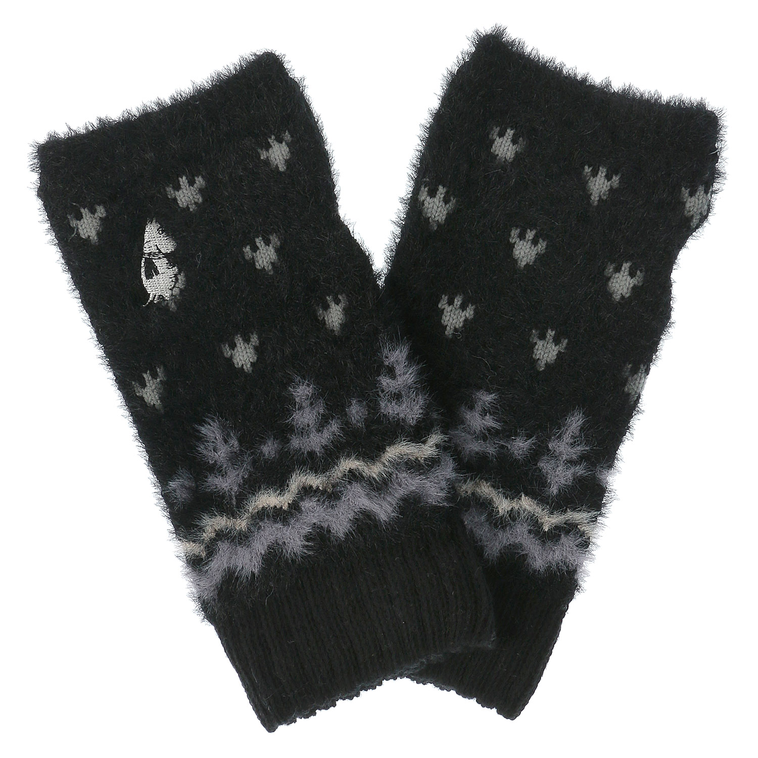 MOOMIN アームウォーマー フェザー ムーミン刺繍ノルディック【在庫限り】 - 画像2