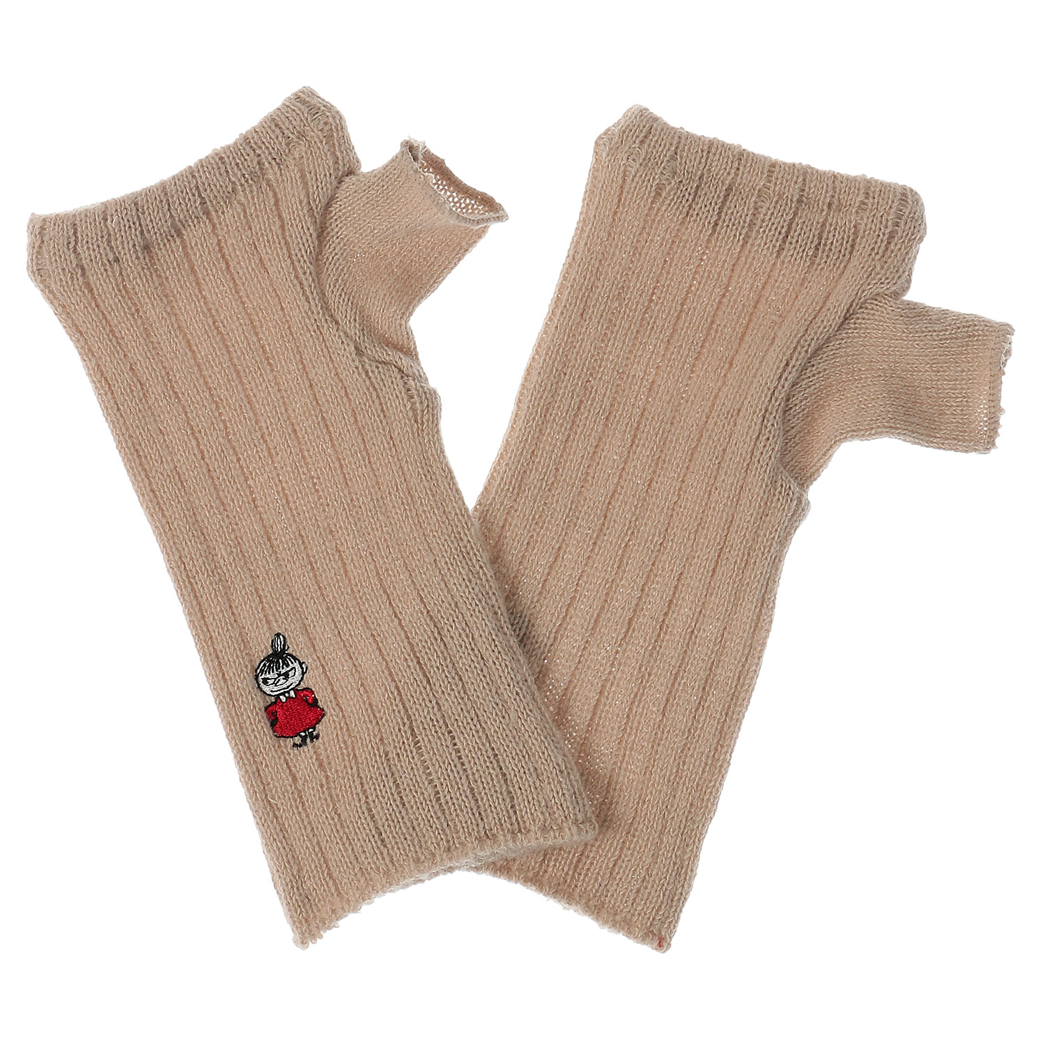 MOOMIN アームウォーマー ふわニット ミイ刺繍リブ【在庫限り】 - 画像4