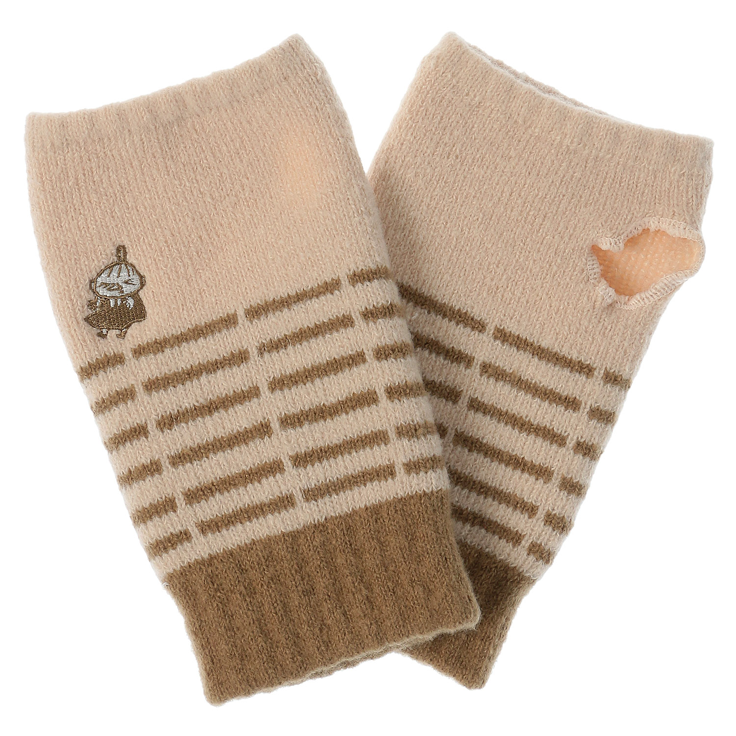 MOOMIN アームウォーマー 内パイル ミイ刺繍バイカラ－【在庫限り】 - 画像3