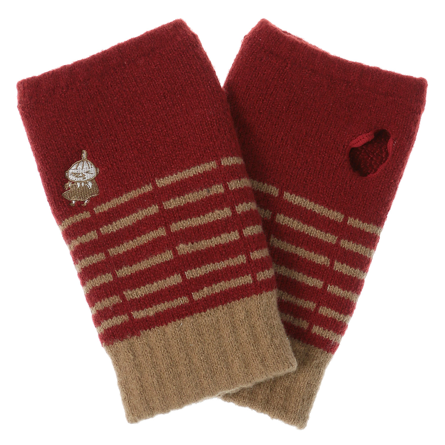 MOOMIN アームウォーマー 内パイル ミイ刺繍バイカラ－【在庫限り】 - 画像4