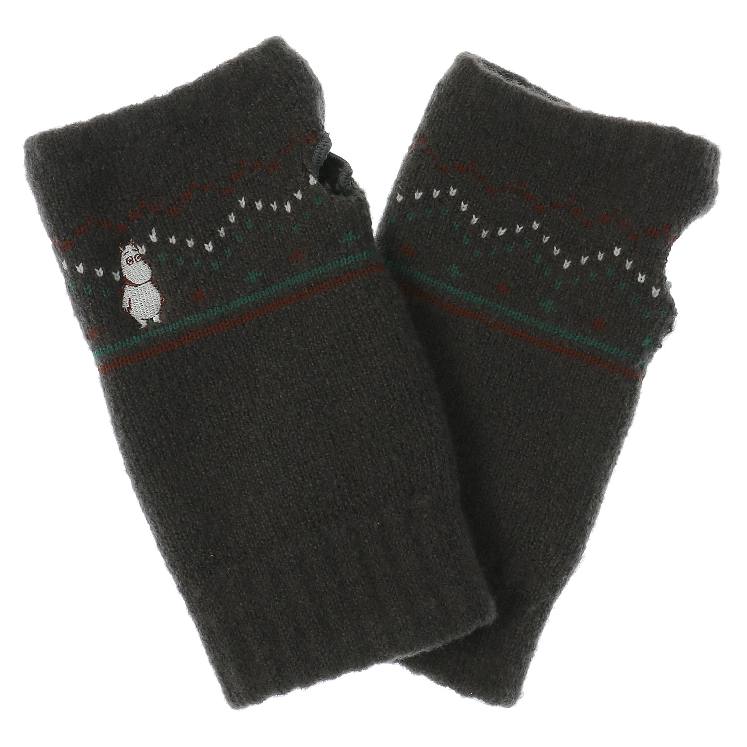 MOOMIN アームウォーマー 内パイル ムーミン刺繍ノルディック【在庫限り】 - 画像3