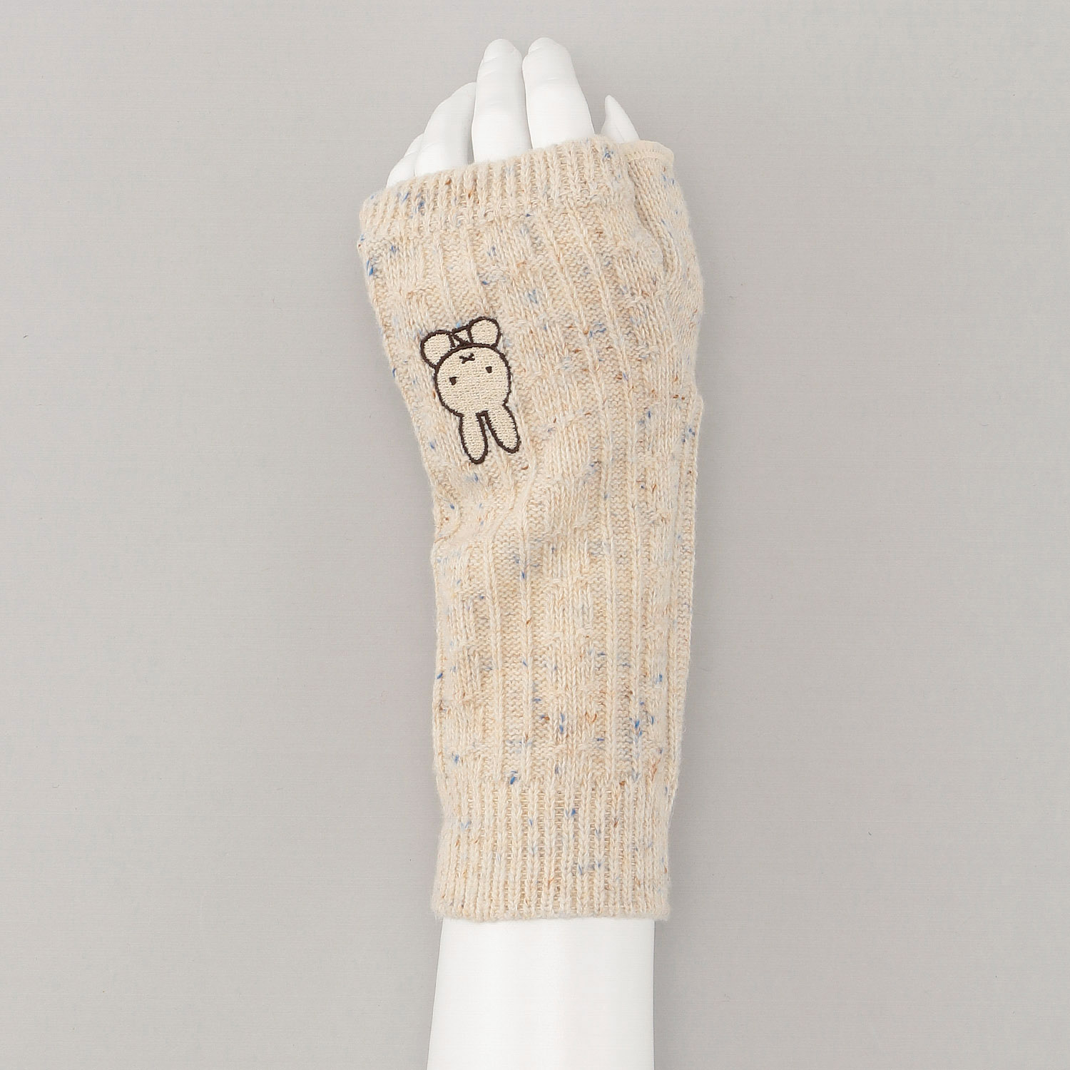 ミッフィー アームウォ―マ― ツィードケーブル ワークソンブルーナ刺しゅう【在庫限り】 - 画像4