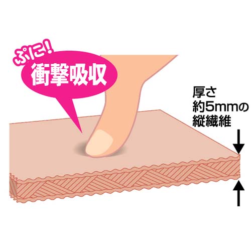 綿混サラリ足まめクッションカバー（1足組） ブラック - 画像9