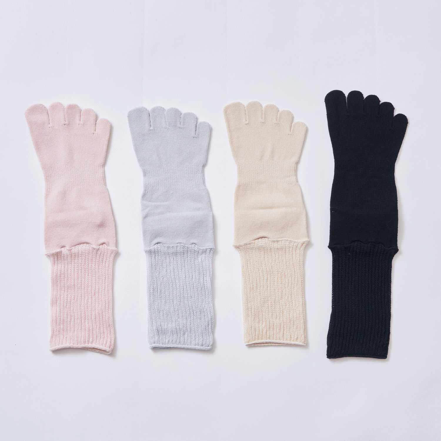 足の健康シリーズ  口ゴムゆったり 5本指靴下 - 画像2