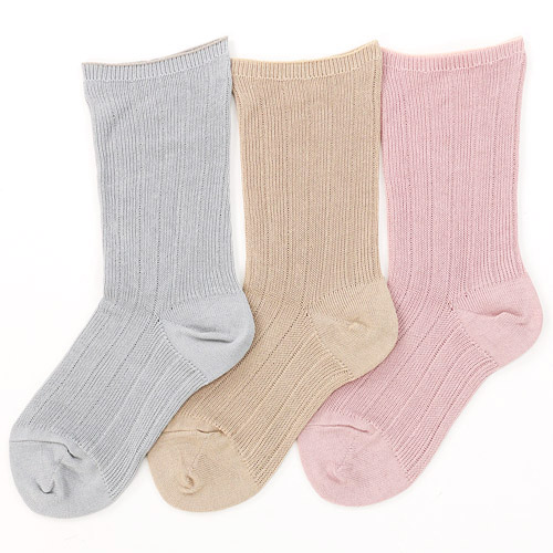 綿混 ゴムなし  超ゆったり 靴下 - 画像1