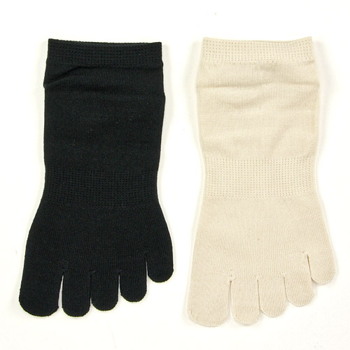 足の健康シリーズ 5本指ソックス スニーカー丈