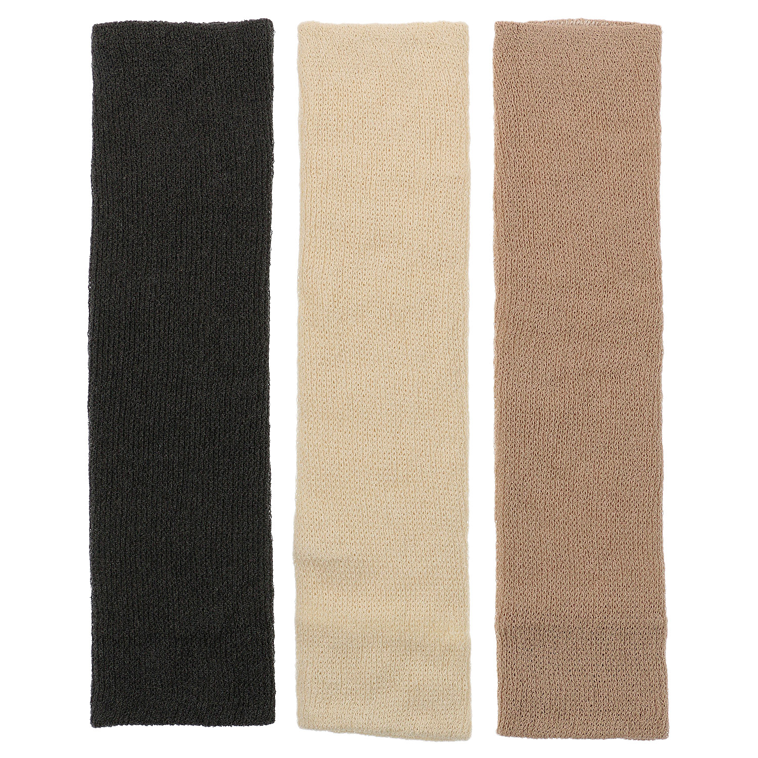 【冷房対策におすすめ】絹のアーム＆レッグサポーター 42cm丈 - 画像1