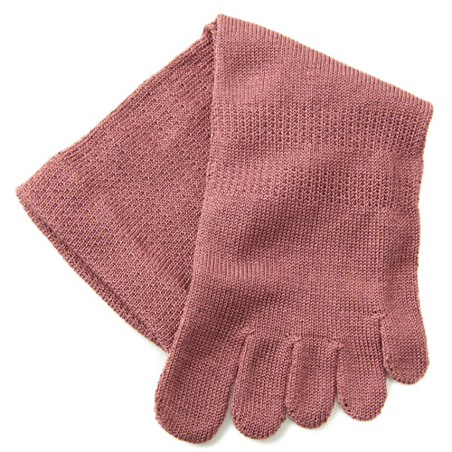 絹100％5本指靴下 - 画像10