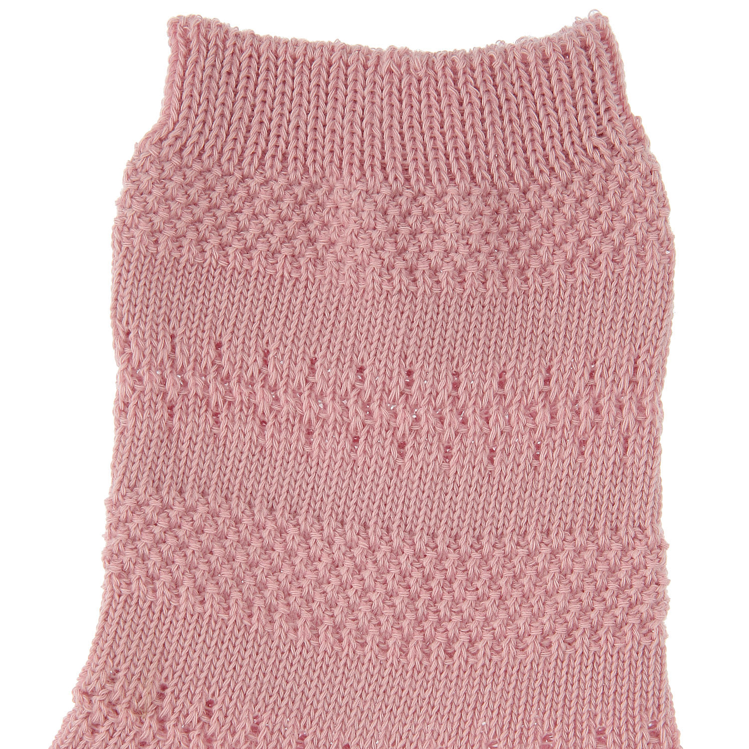 【日本製】 オーガニックコットン ボーダーメッシュ柄 - 画像5