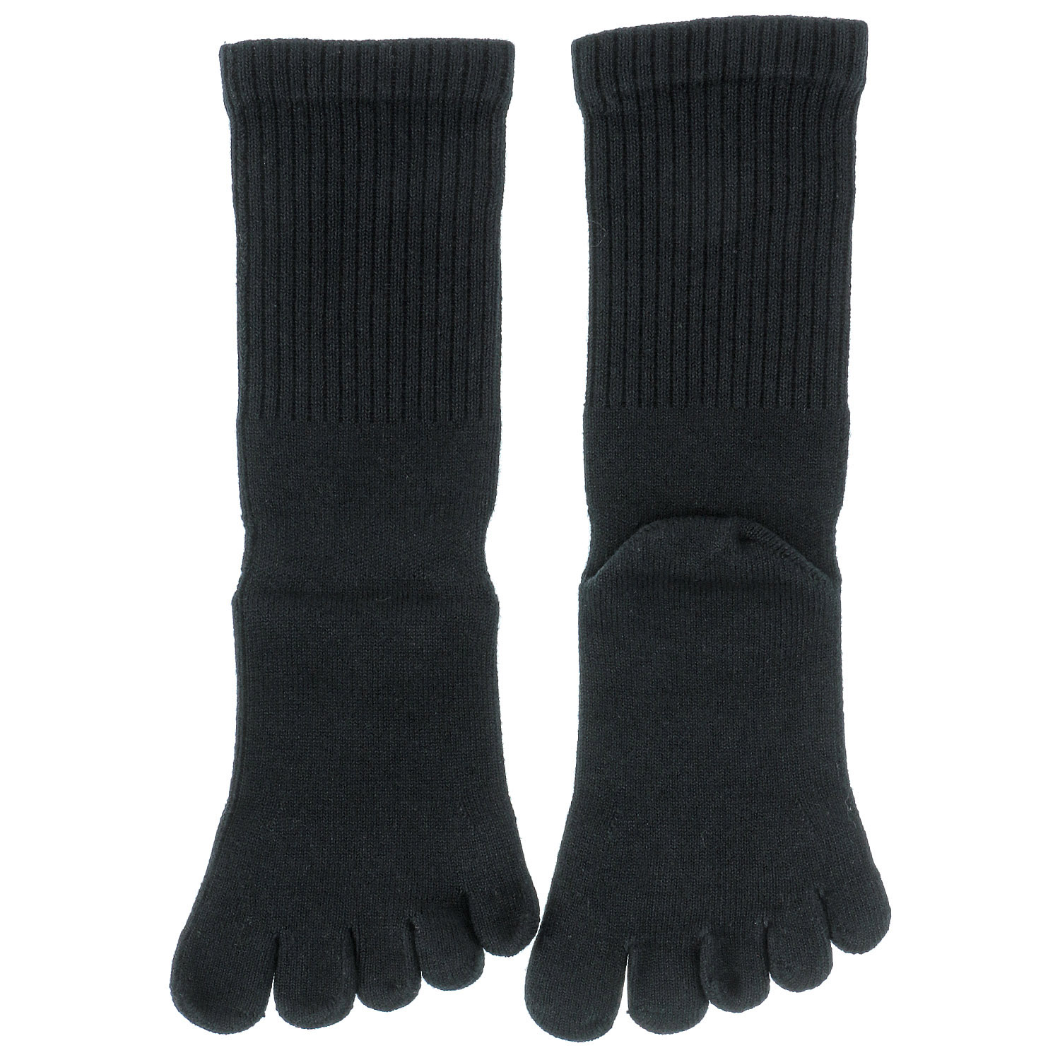 knitido カジュアル 綿スタンダード ロークルー 5本指ソックス - 画像5