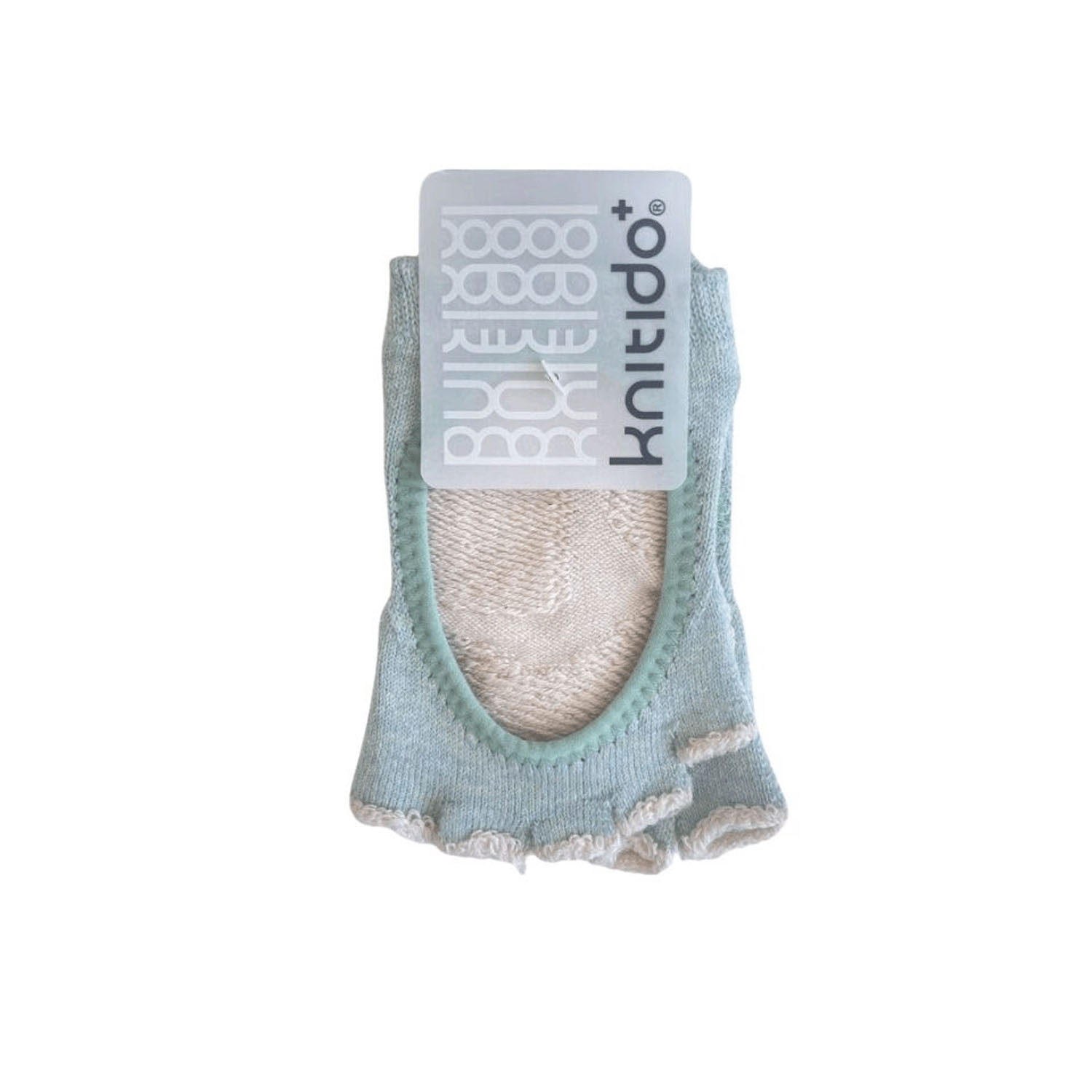 knitido ベーシック・エアークッション ボタニカルダイ ツートンカラー カバー 指なし 5本指ソックス - 画像2