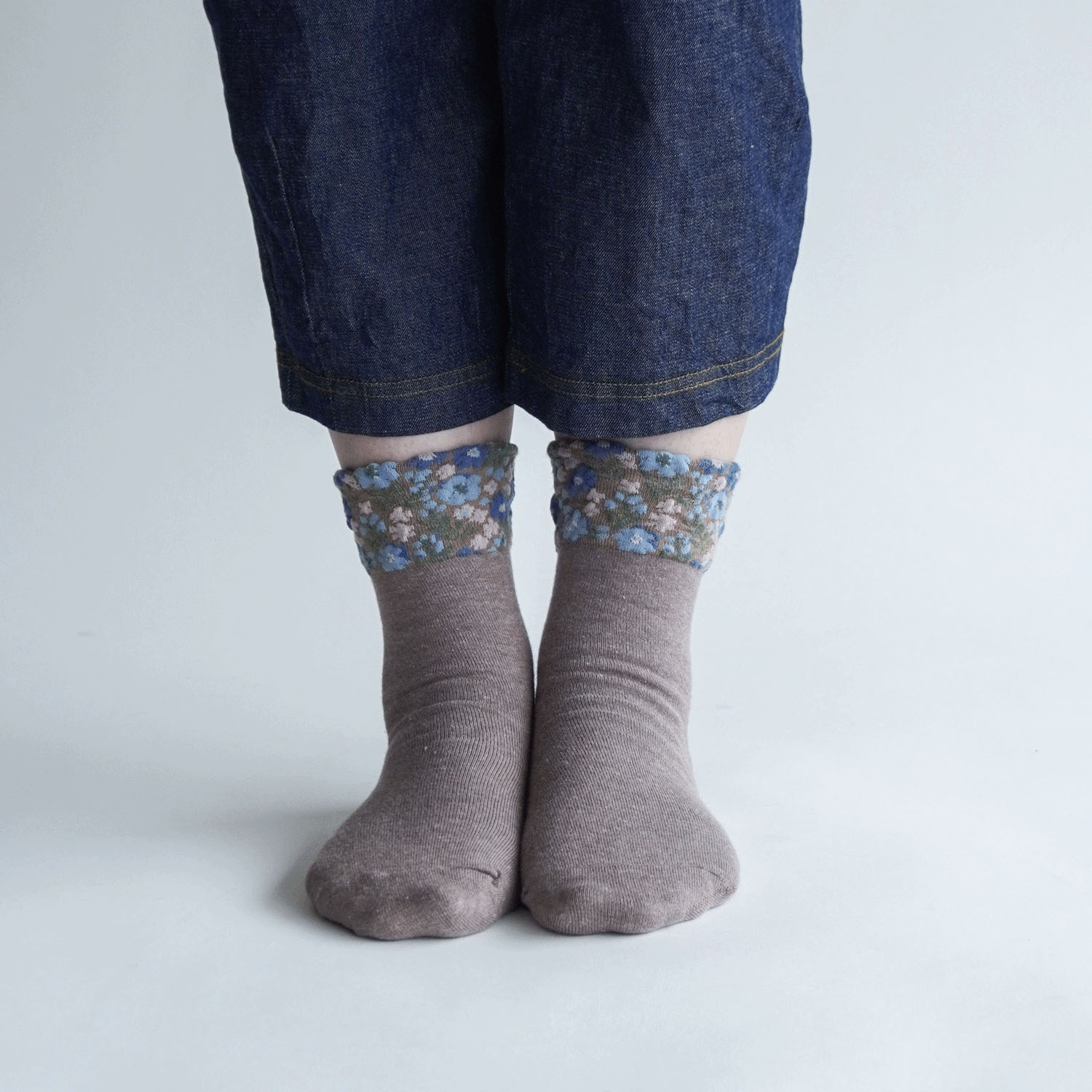 【再入荷】 綿混 美容ソックス  足首フロート - 画像7