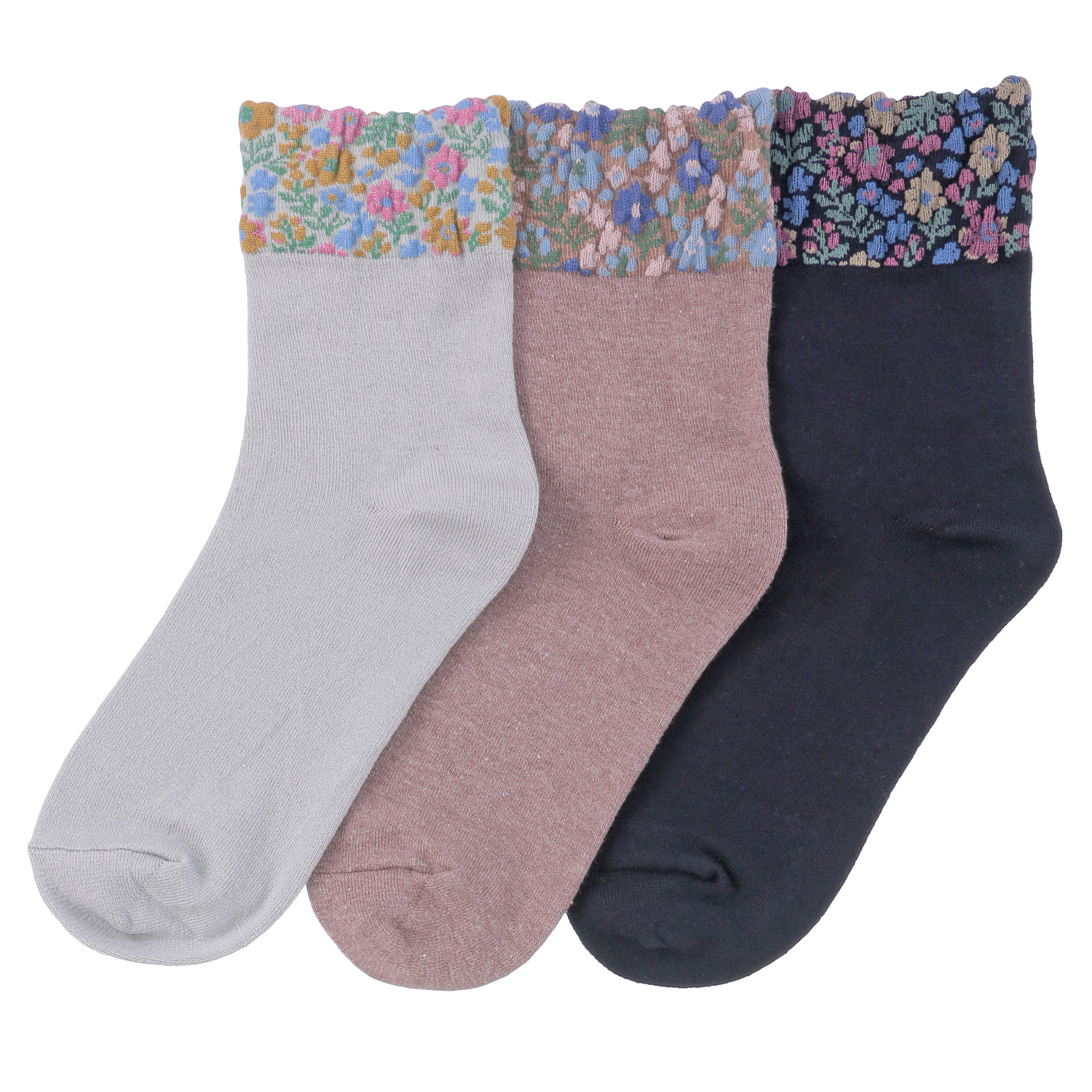 【再入荷】 綿混 美容ソックス  足首フロート