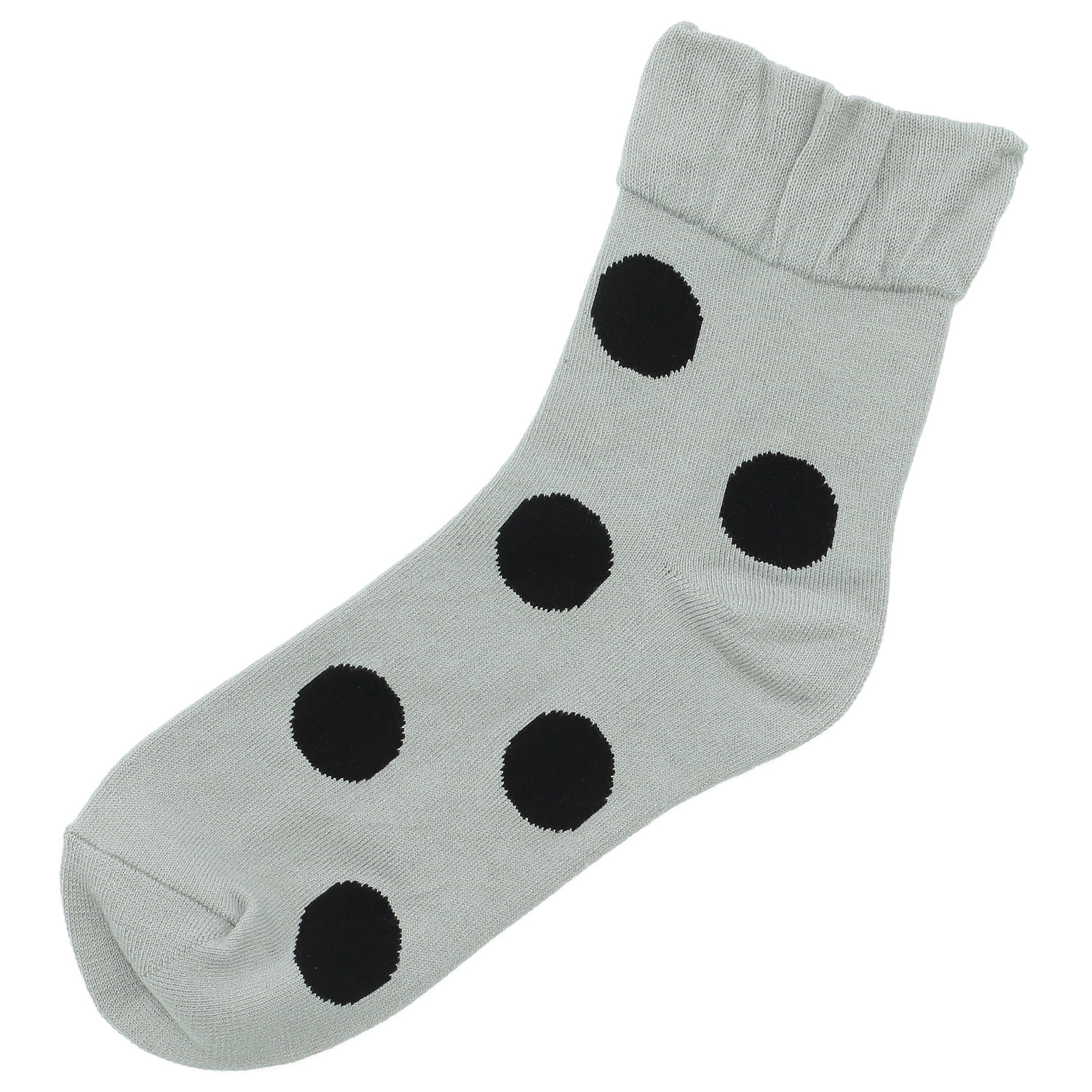 【再入荷】 綿混 美容ソックス ドット ★26SS グレー新色 - 画像1