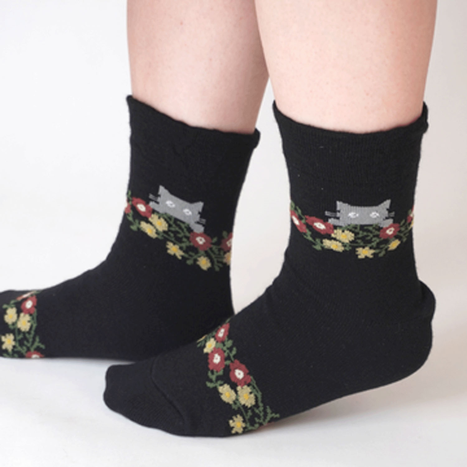 【復刻】美容ソックス 猫柄【在庫限り】 - 画像6