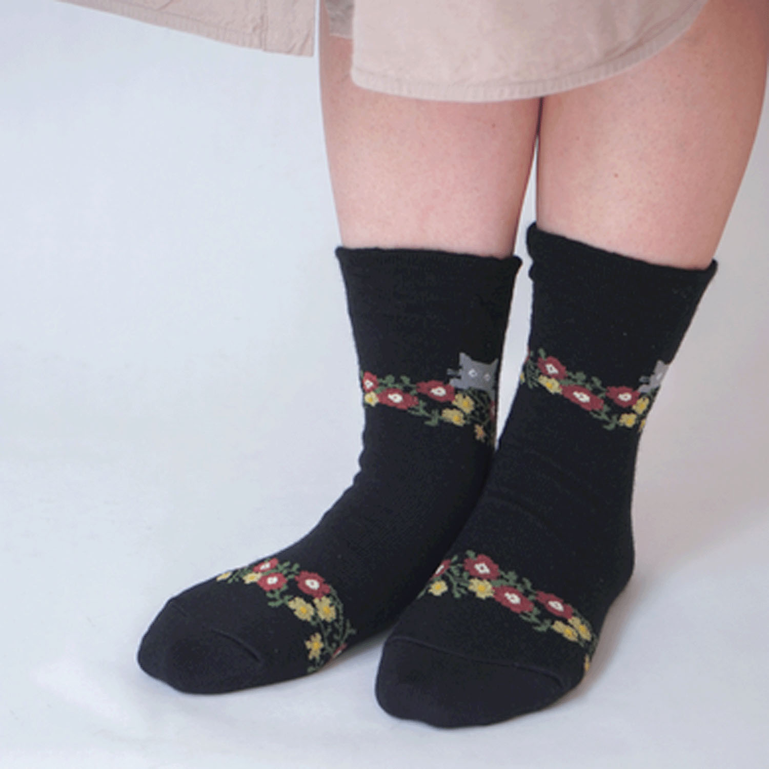 【復刻】美容ソックス 猫柄【在庫限り】 - 画像7