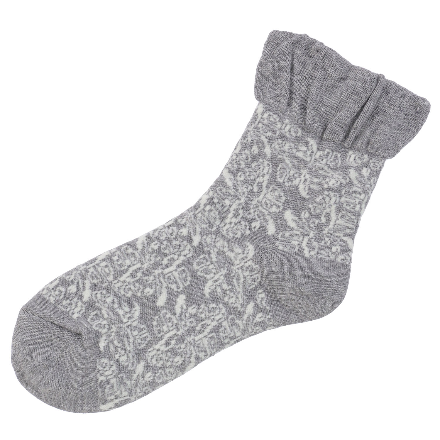 【新柄】 美容ソックス ツタ柄【在庫限り】 - 画像4