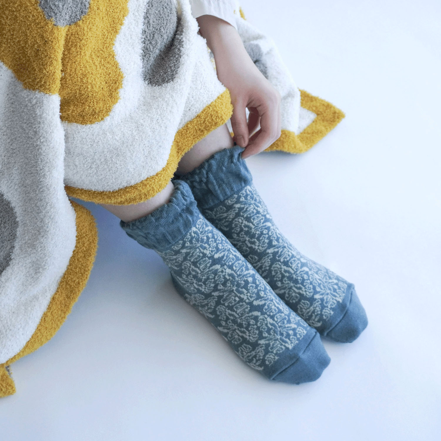 【新柄】 美容ソックス ツタ柄【在庫限り】 - 画像10