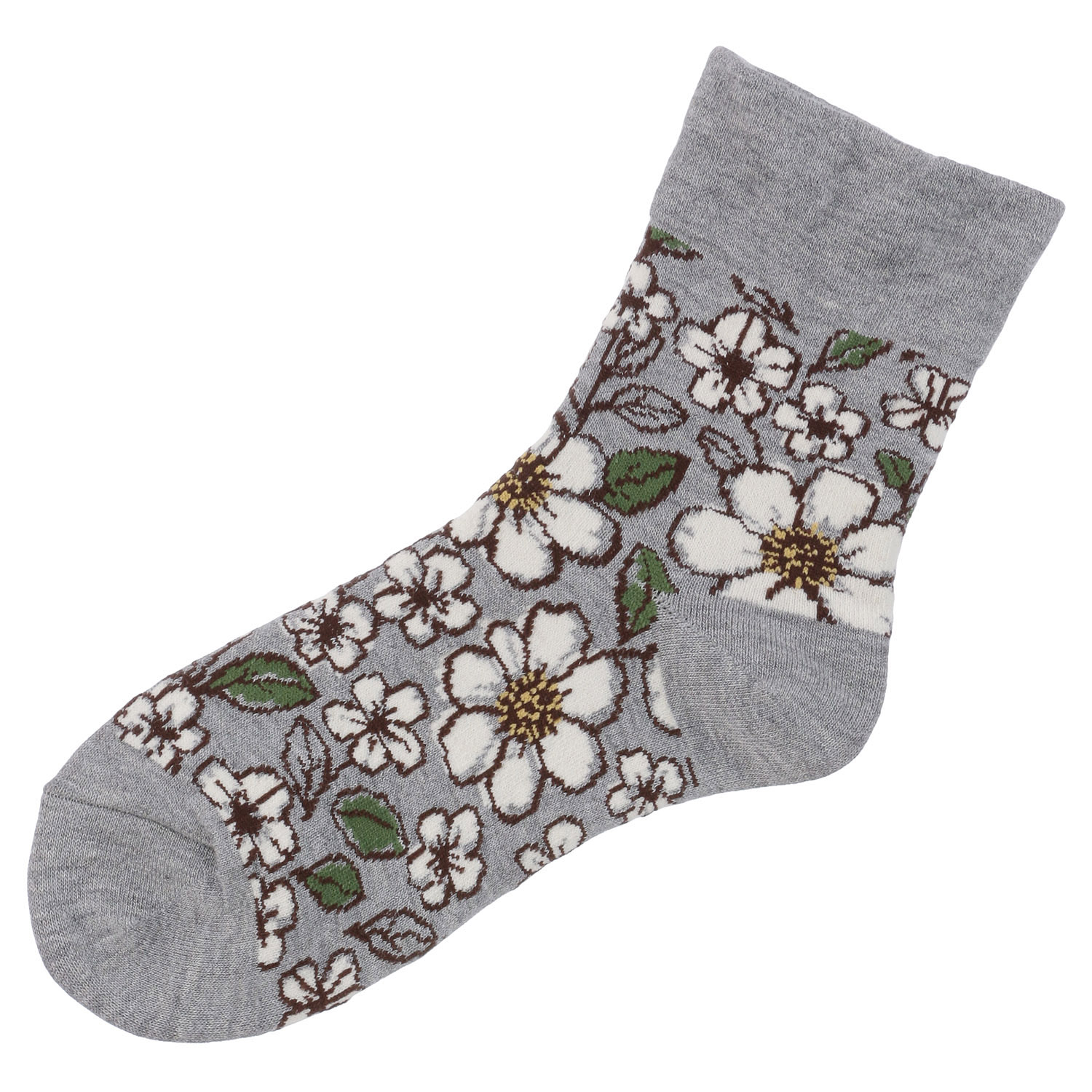 【新柄】 美容ソックス お花総柄【在庫限り】