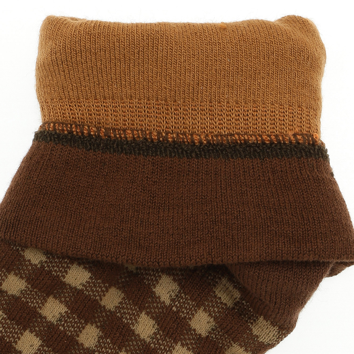 かさかさ解消ソックス チェック柄  靴下【在庫限り】 - 画像3