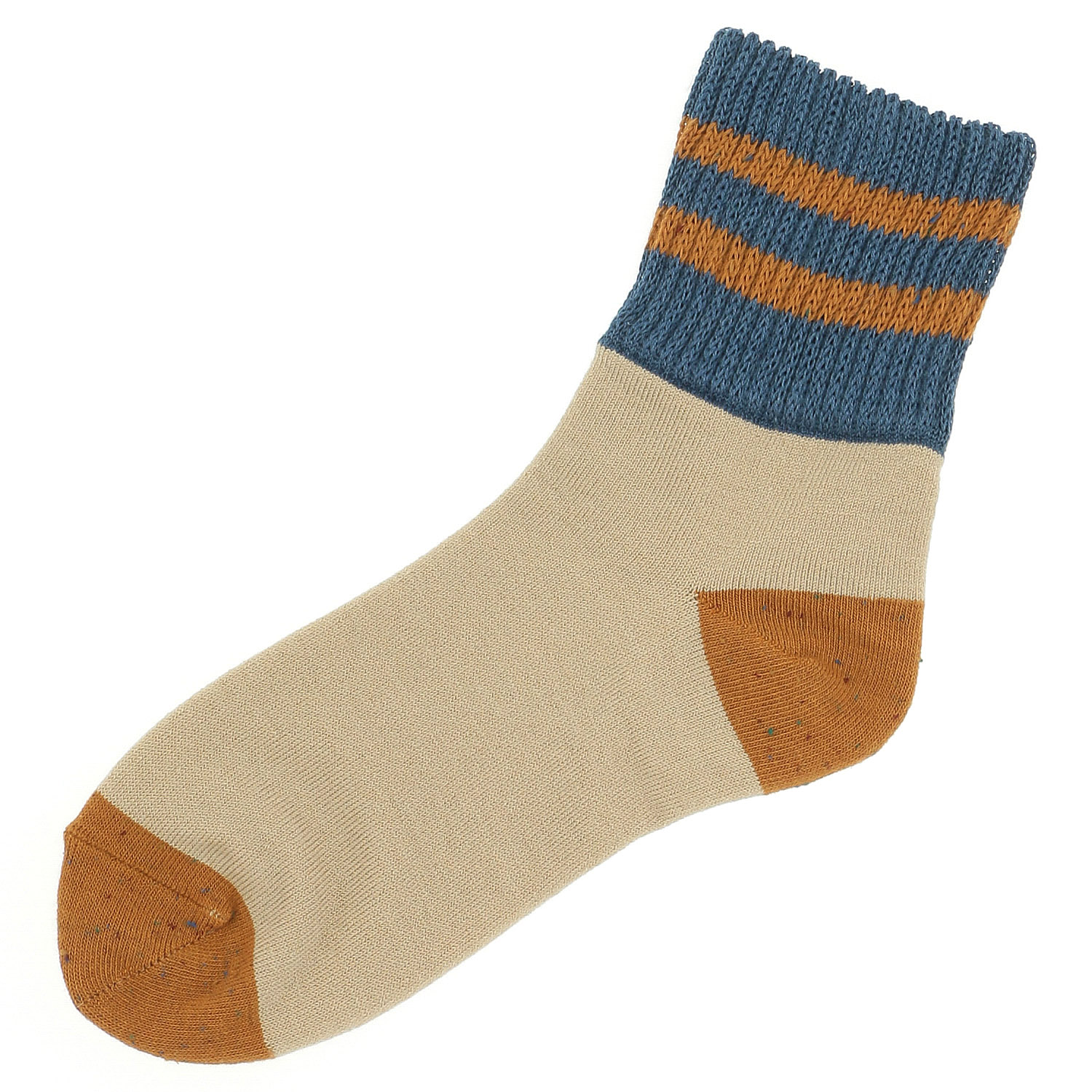 かさかさ解消ソックス 切替柄   靴下【在庫限り】 - 画像2