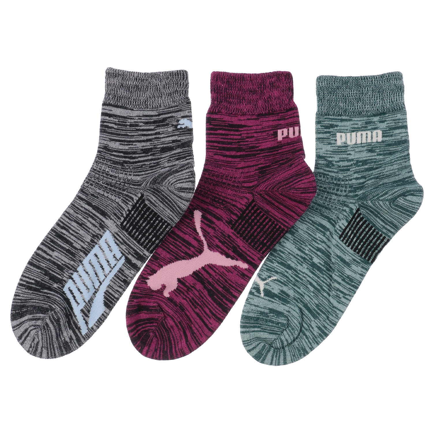 PUMA ショート丈ソックス 3足セット