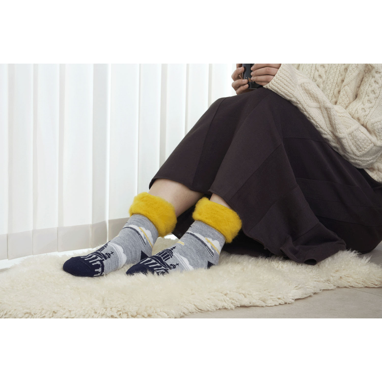 fromF（Helsinki／ヘルシンキ）もこもこソックス - 画像3