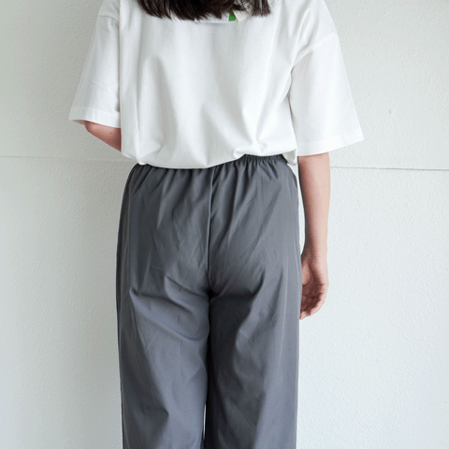 撥水 ストレッチ ワイドパンツ 【雨の日・アウトドアにおすすめ】 - 画像5