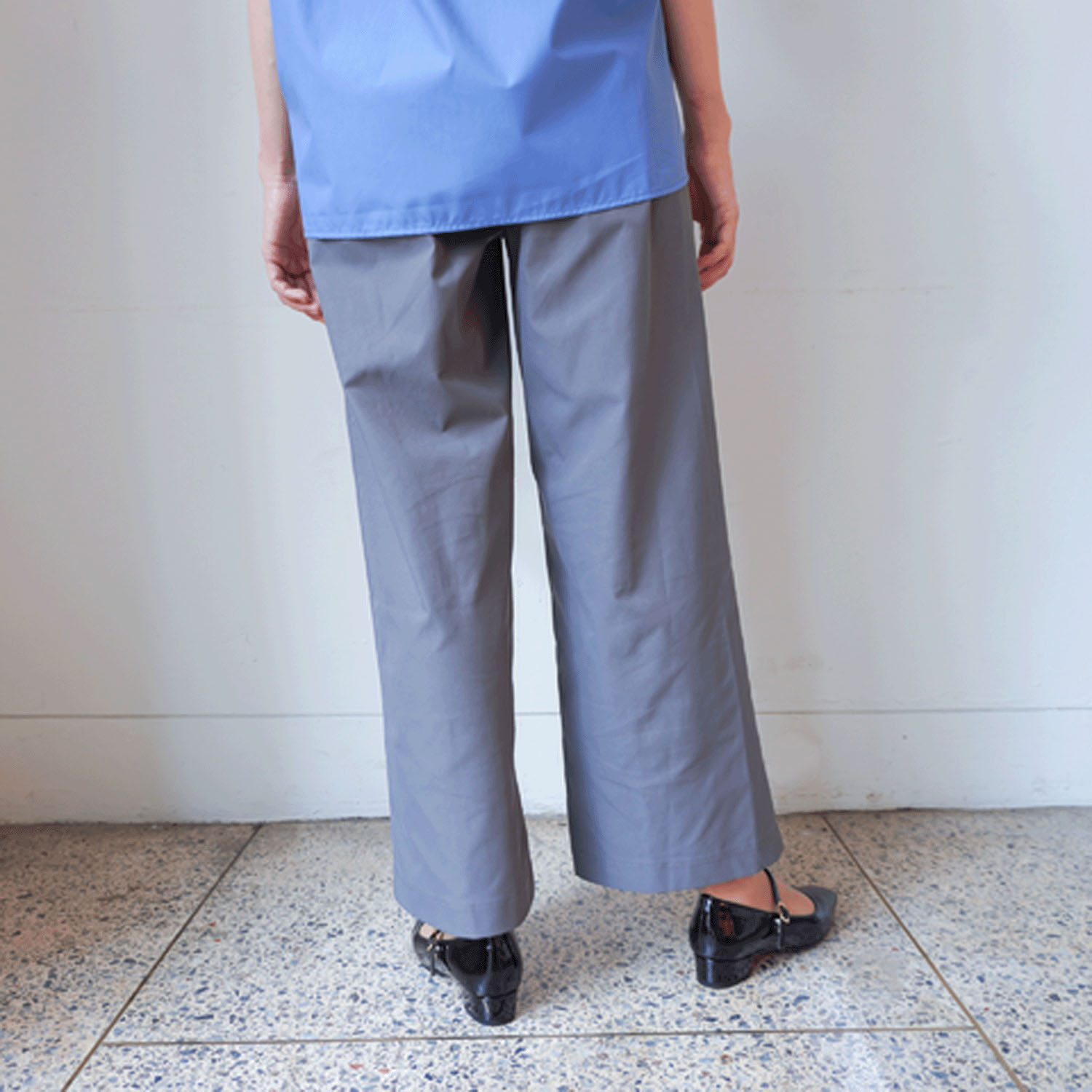 撥水 ストレッチ ワイドパンツ 【雨の日・アウトドアにおすすめ】 - 画像7