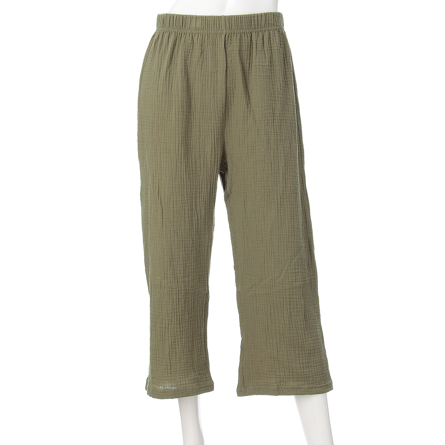 美ラフパンツ ふんわりガーゼ 9分丈【在庫限り】 - 画像5