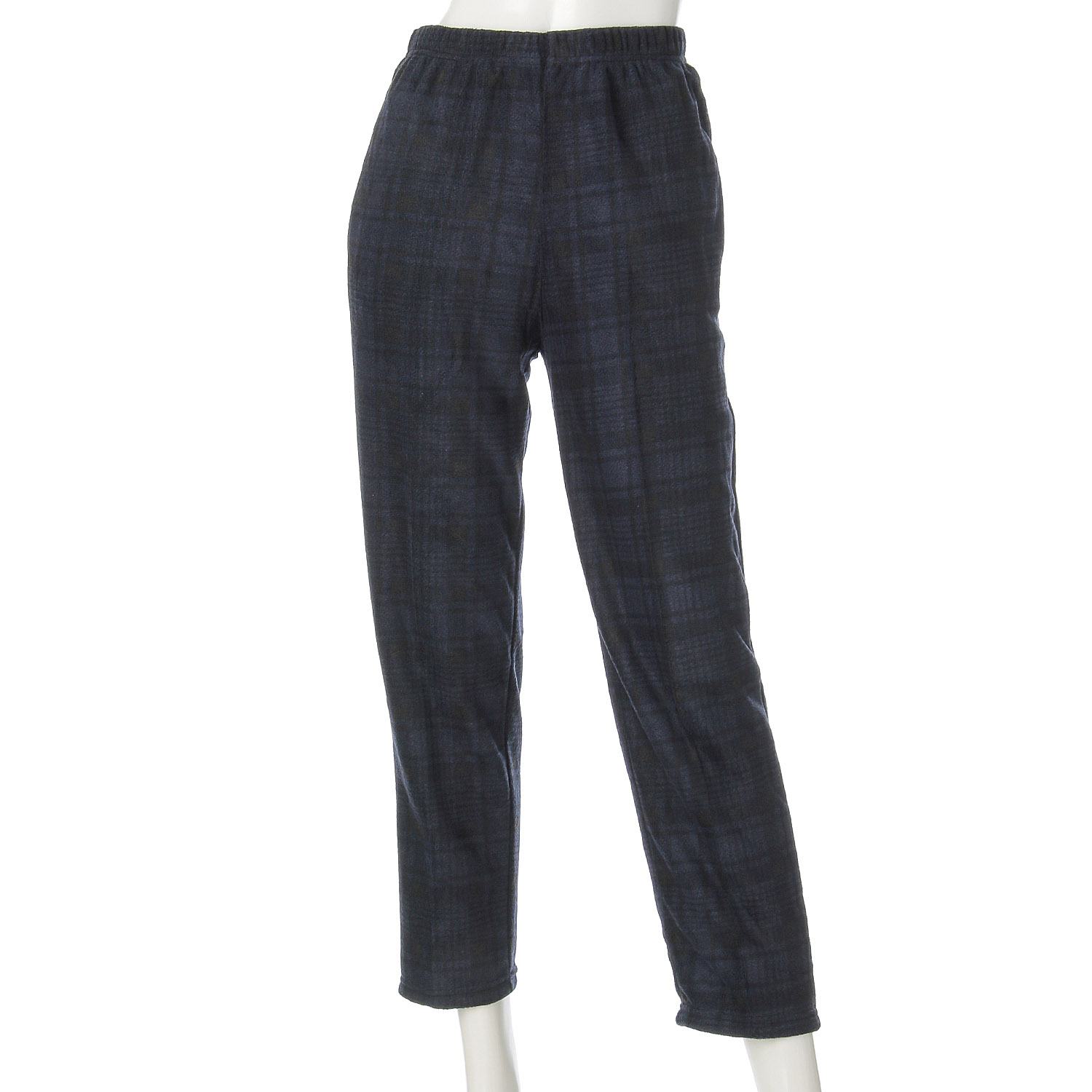 リラックスパンツ  あったかフリース素材 チェック柄【在庫限り】 - 画像4