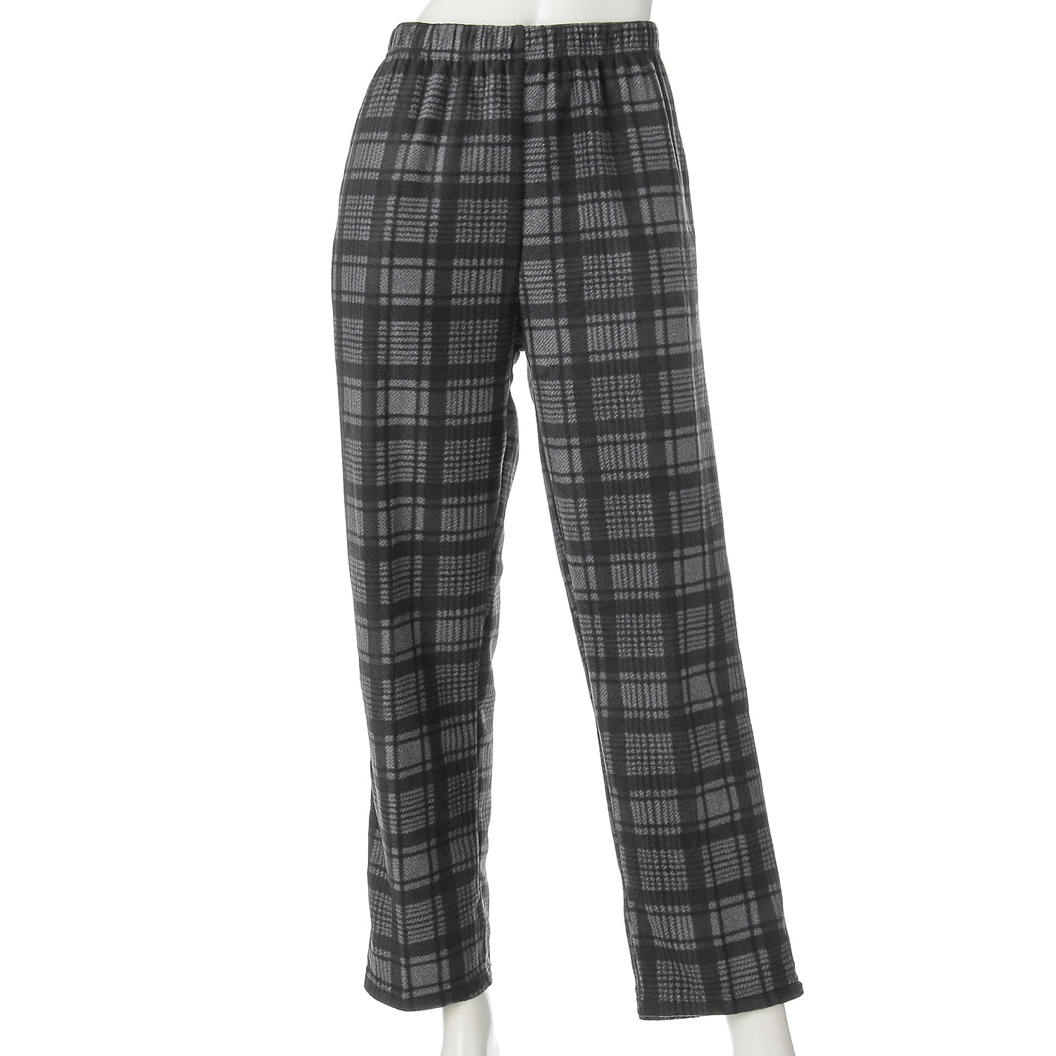 リラックスパンツ  あったかフリース素材 チェック柄【在庫限り】