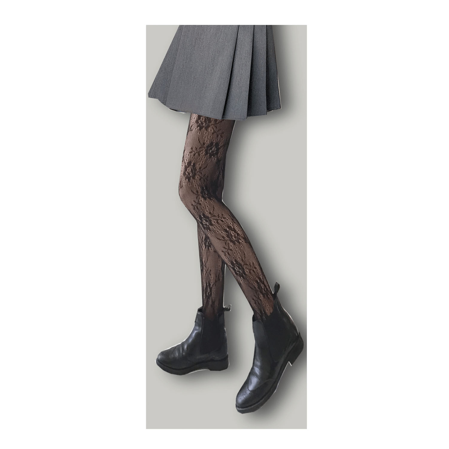 花レース タイツ【在庫限り】 - 画像3