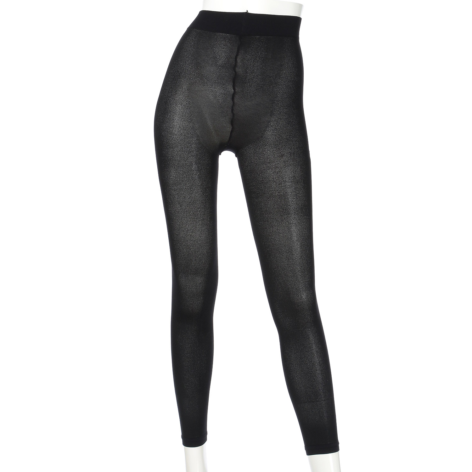 日本製 タイツ素材 10分丈 パウダリーインナー ボトム（レギンス）【在庫限り】 - 画像2