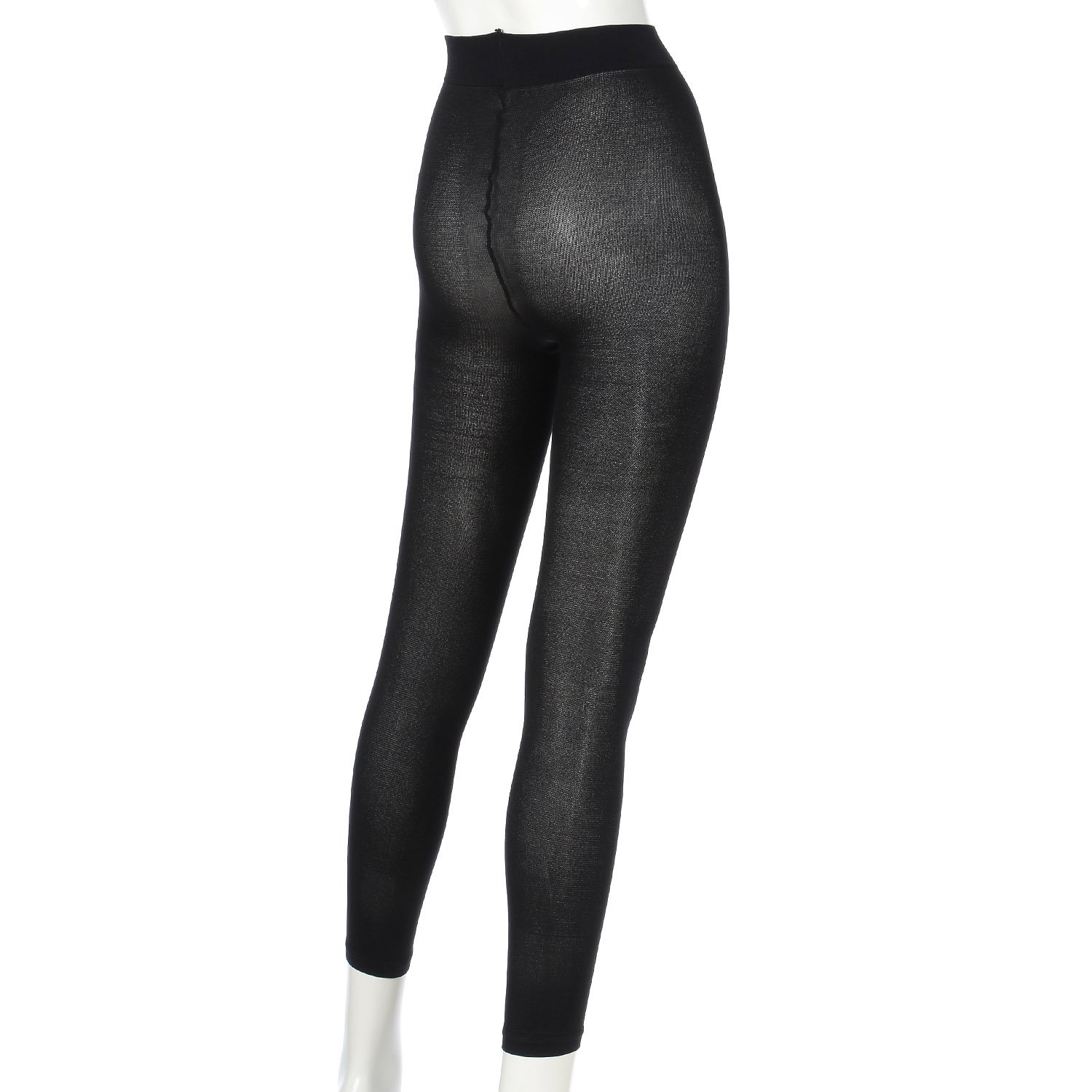 日本製 タイツ素材 10分丈 パウダリーインナー ボトム（レギンス）【在庫限り】 - 画像3