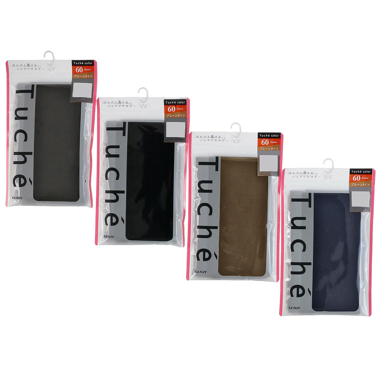 GUNZE Tuche  カラータイツ 60デニール【在庫限り】