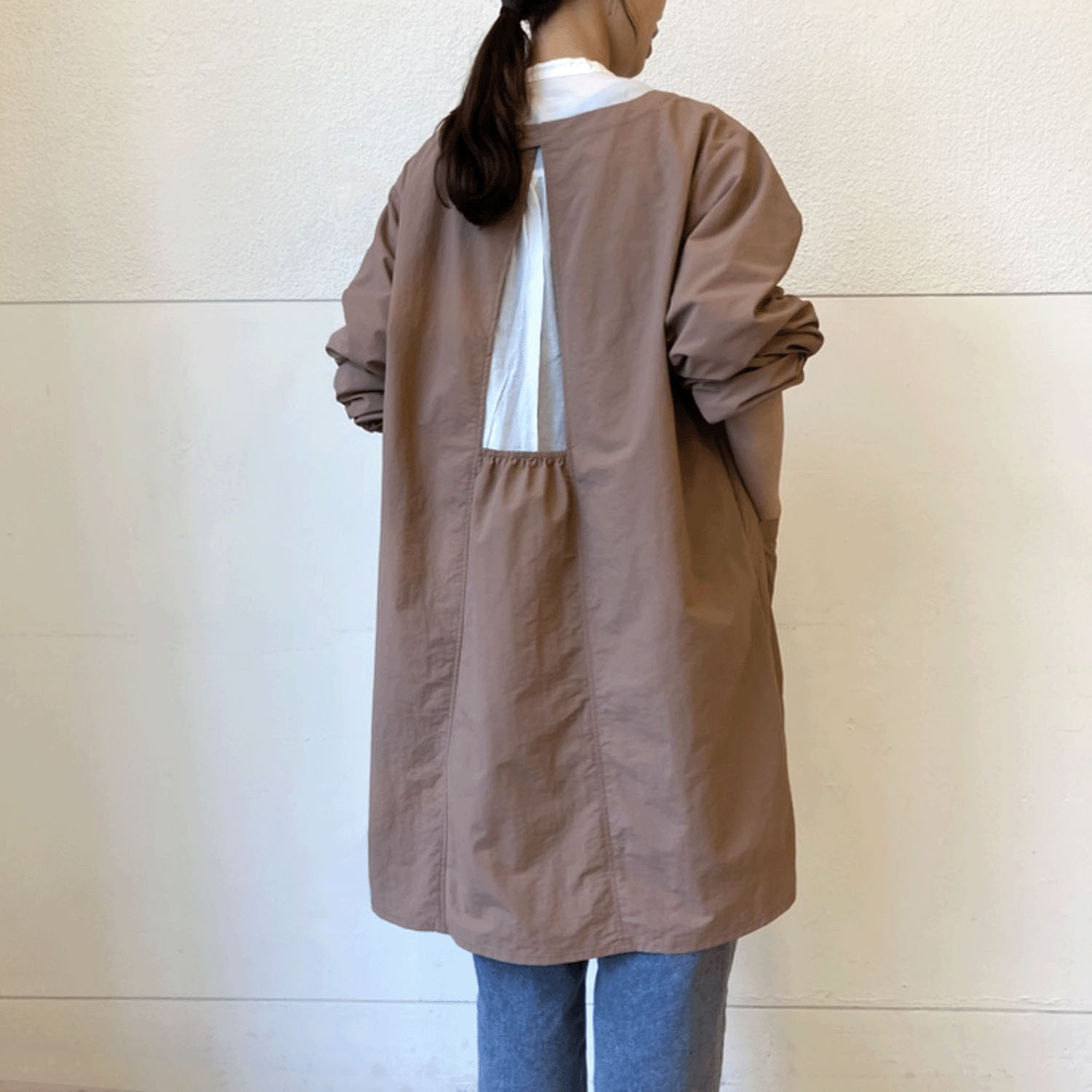 ナイロン花モチーフ割烹着 - 画像7