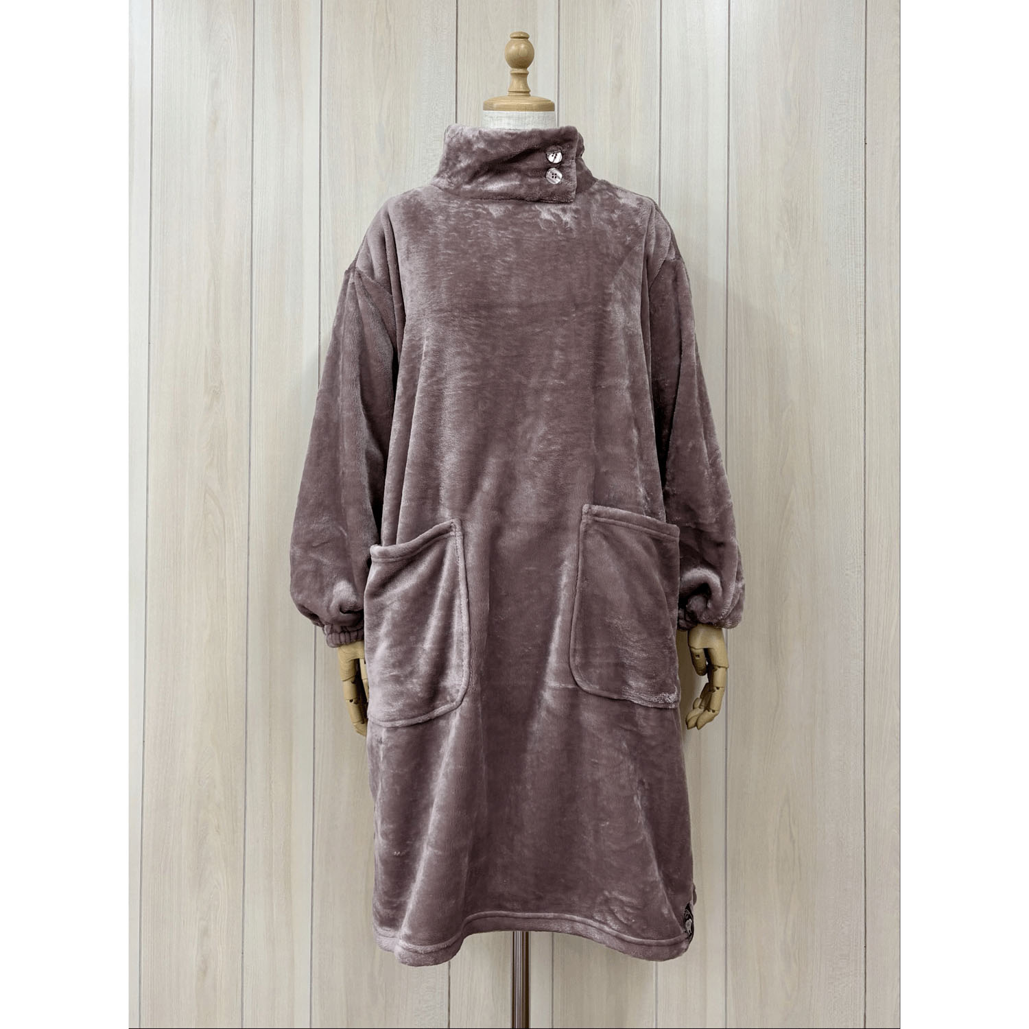 ECRU ファーボアハイネックカッポー - 画像5