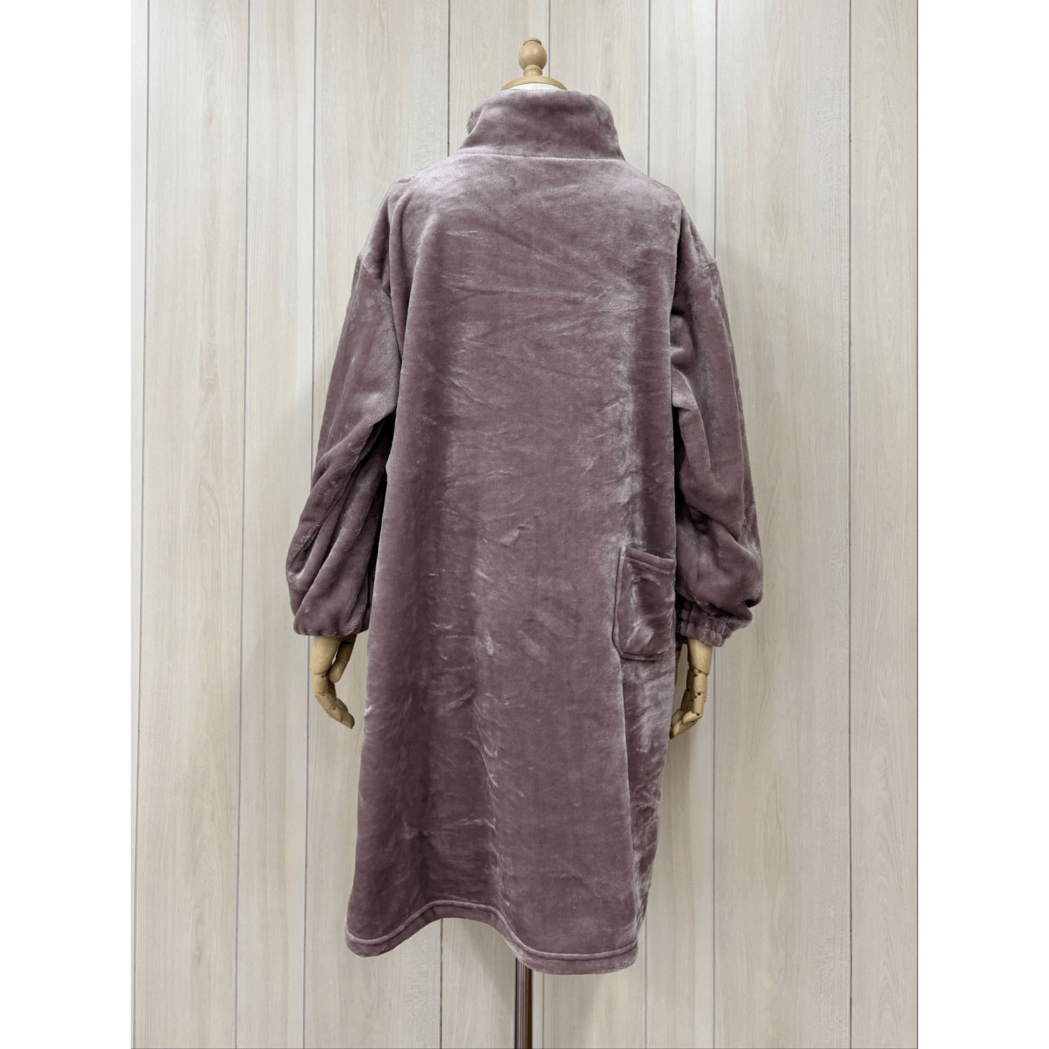 ECRU ファーボアハイネックカッポー - 画像6