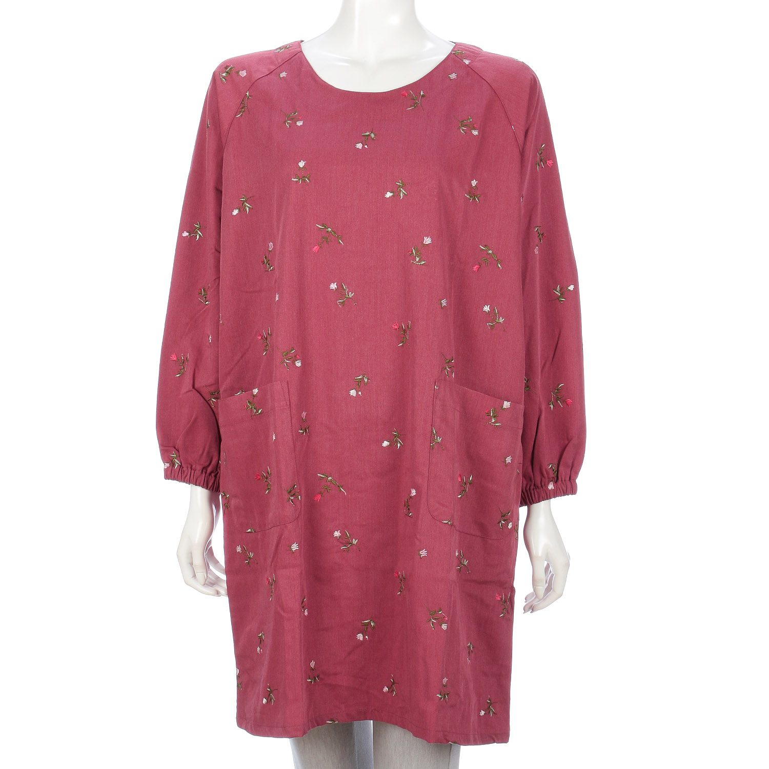 花柄総刺繍かっぽう着 - 画像14