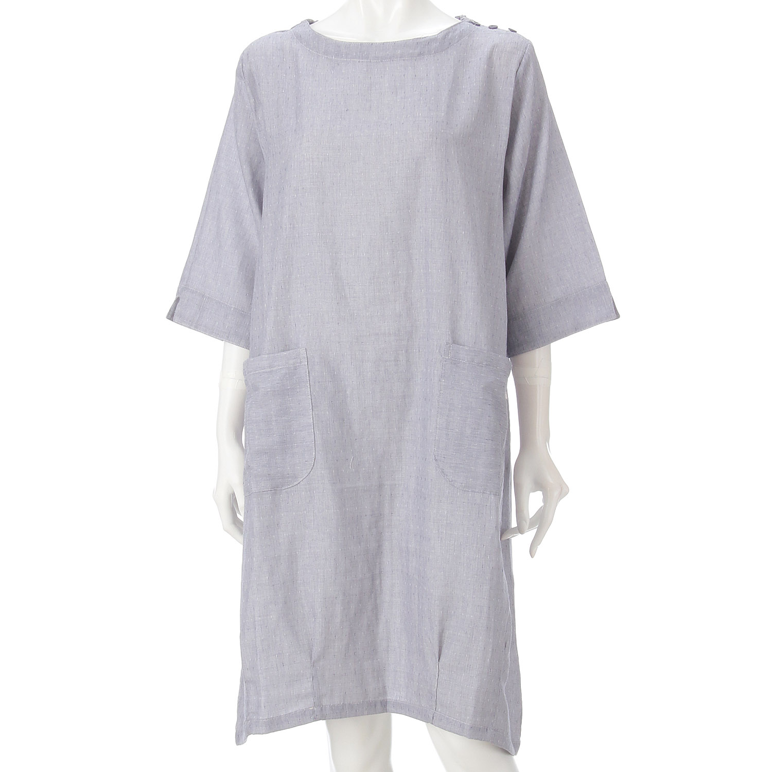 naturic ダブルガーゼワンピース - 画像3