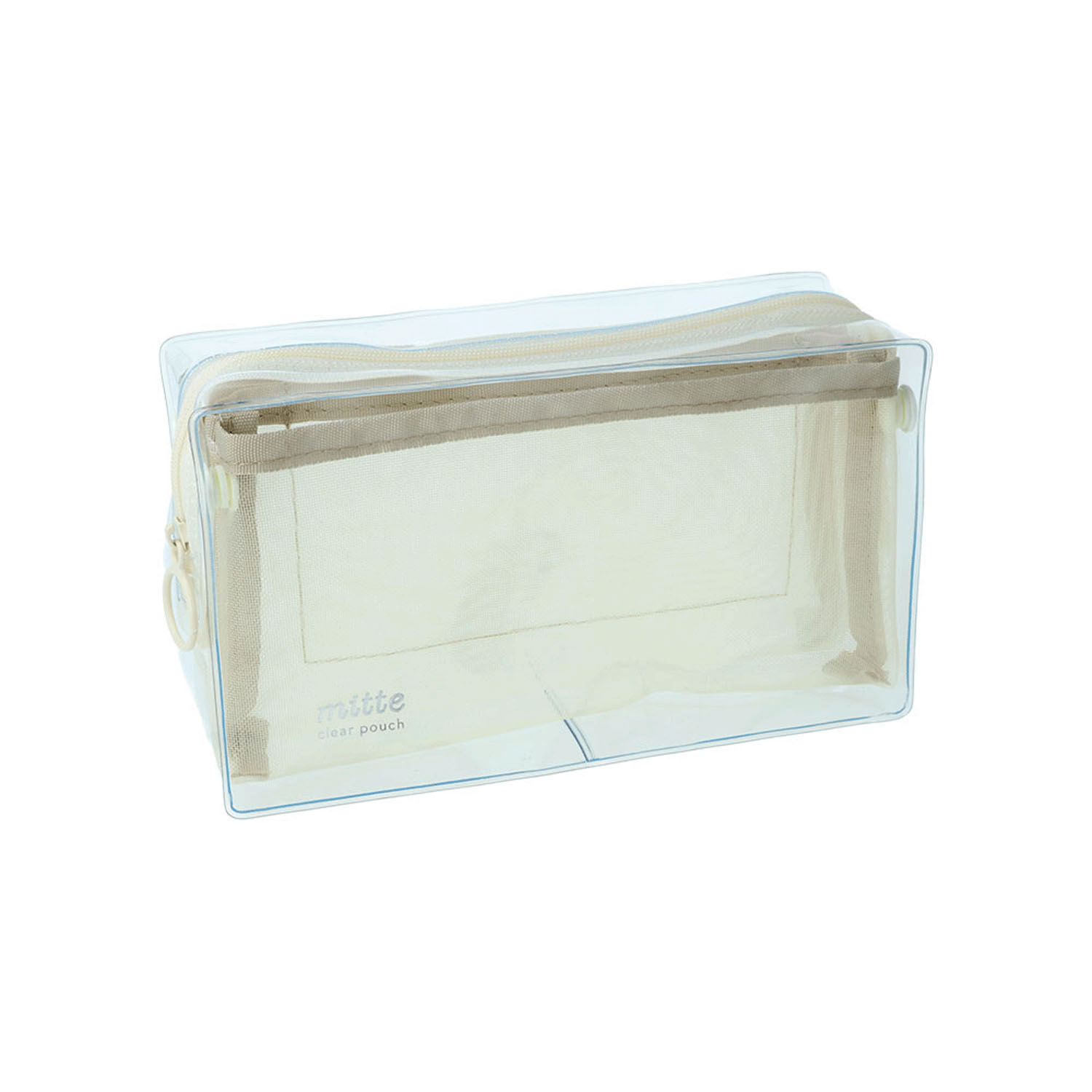 mitte クリアメッシュボックスポーチ - 画像5