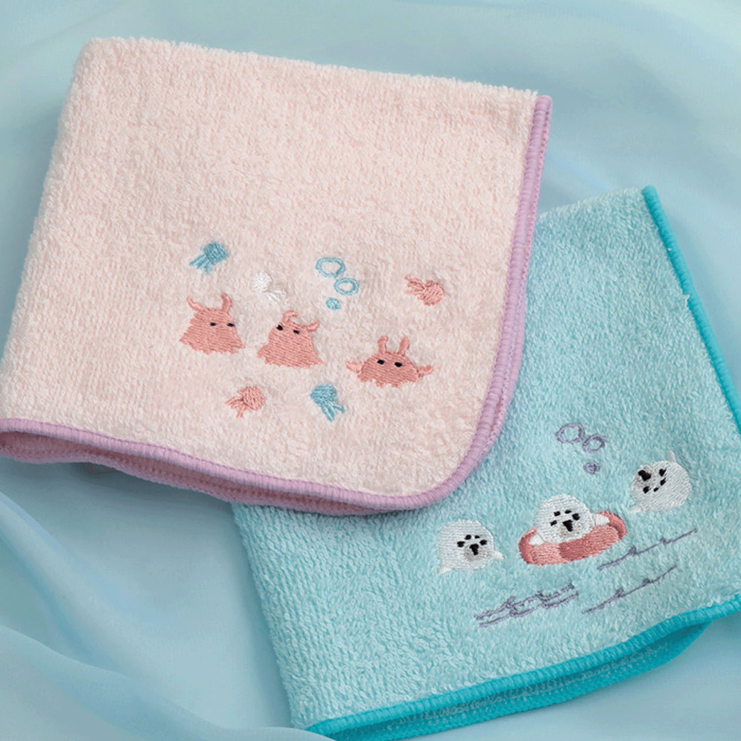 トリオ水族館 タオルハンカチ - 画像2