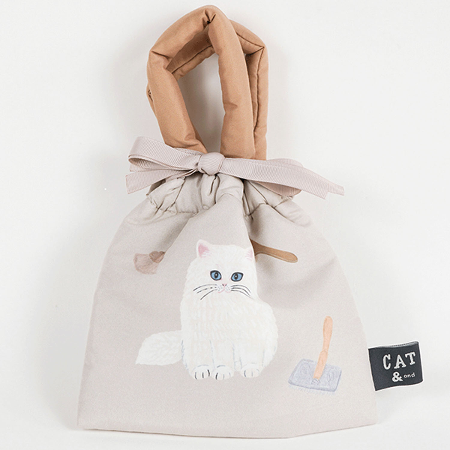 キャットアンド そで山かほ子  クッション巾着 - 画像4