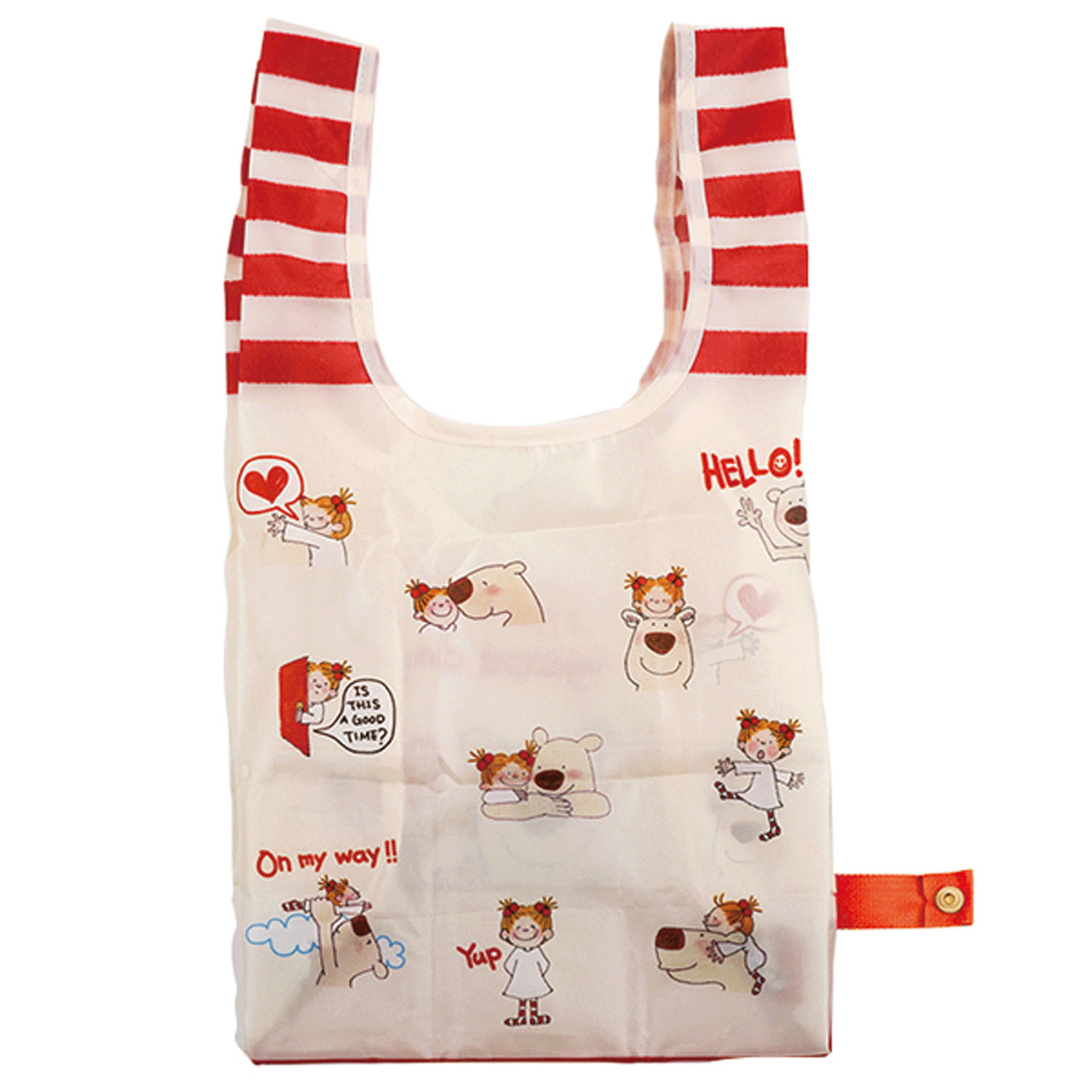 ココちゃん 底板付きエコバッグS - 画像2