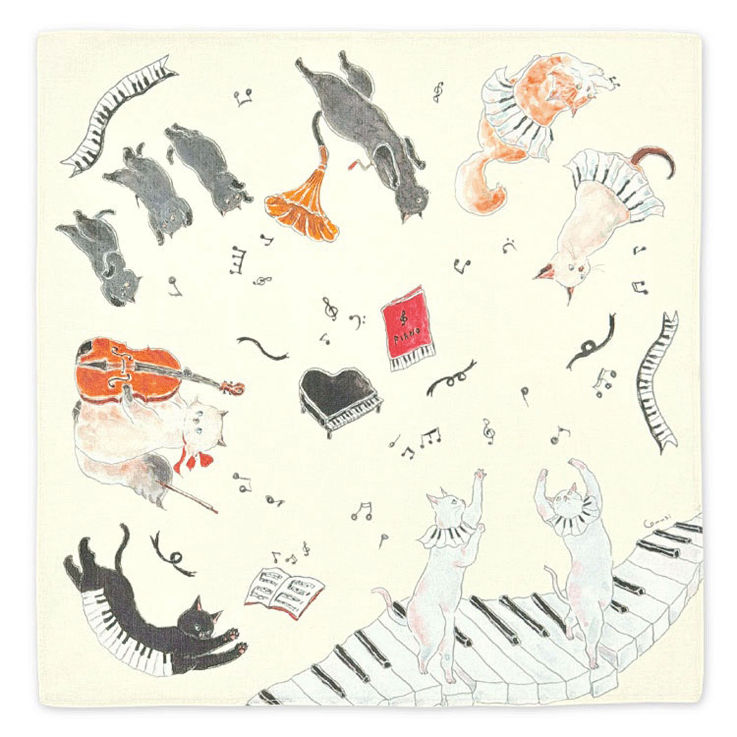 トコロコムギ ハンカチ - 画像2