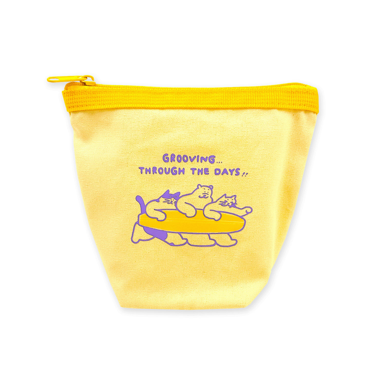 黒白小姐 舟形ポーチ