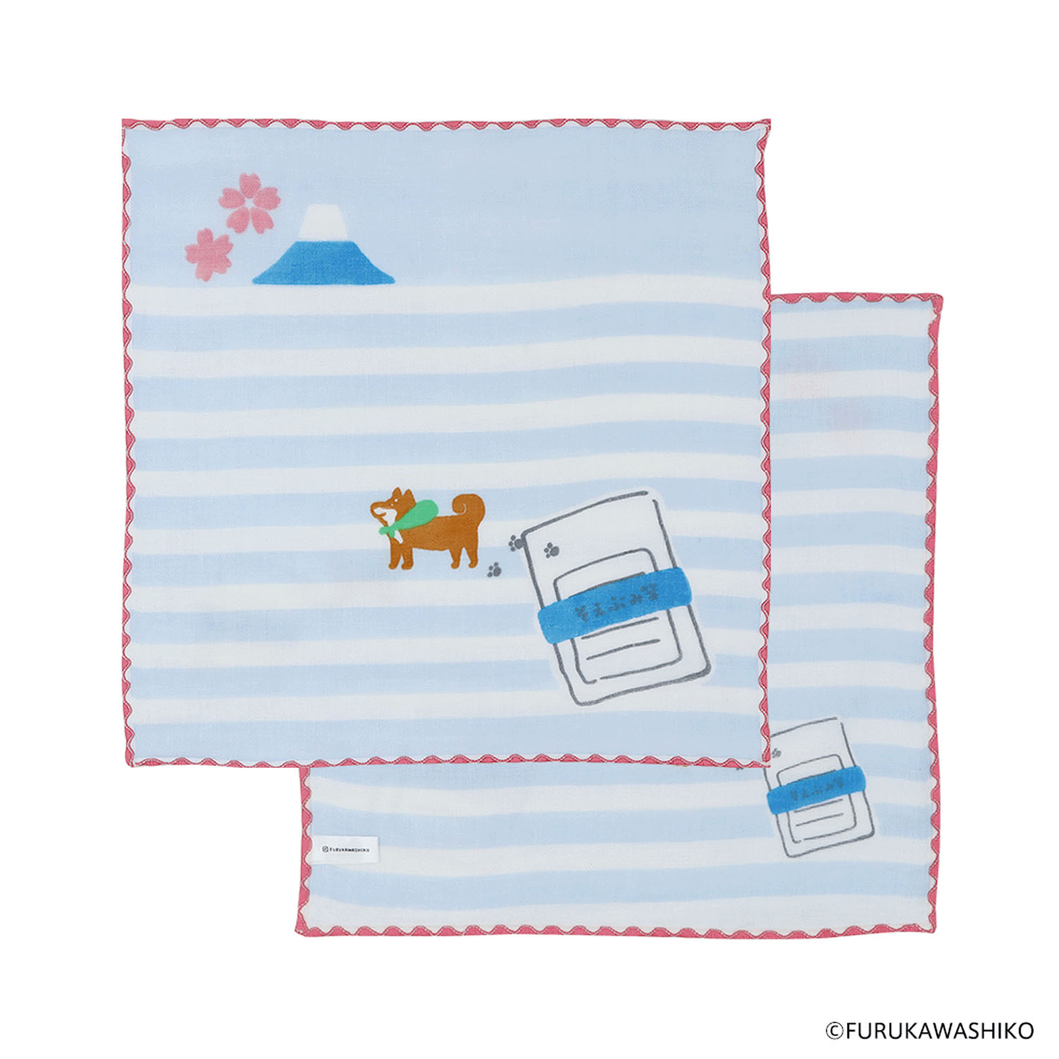 Old Resta×古川紙工 ハンカチ - 画像4