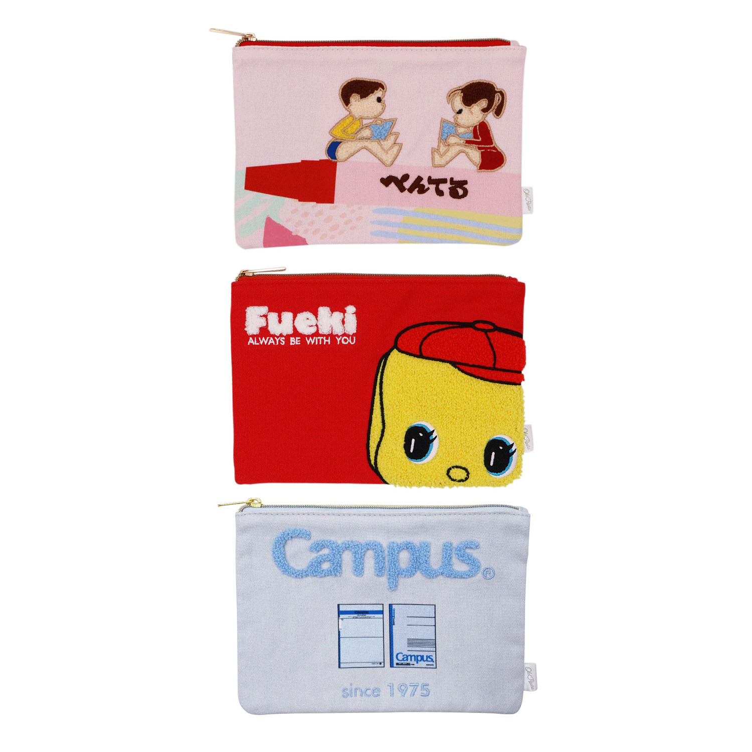 Old Resta サガラ刺繍ポーチ