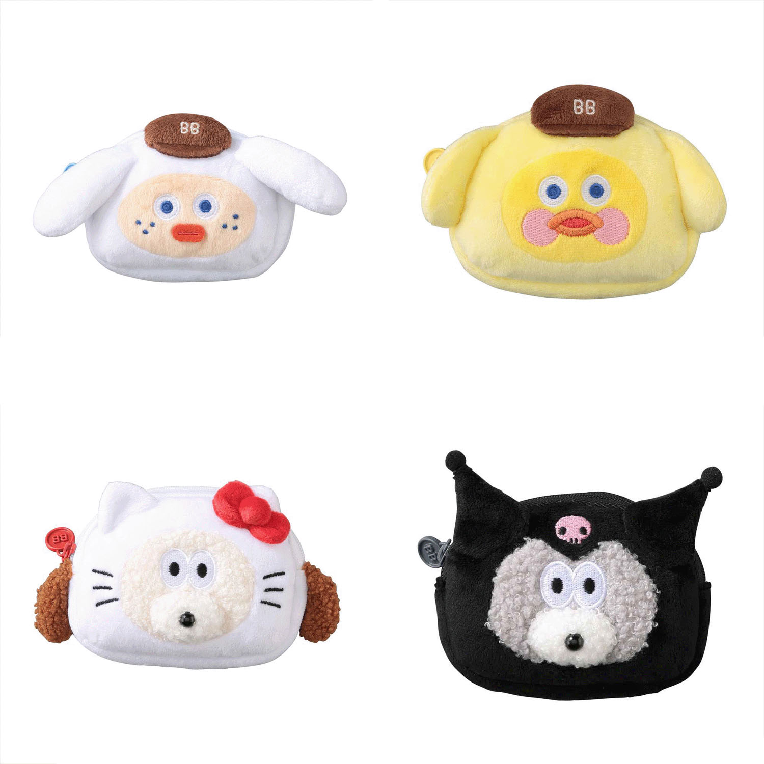 ブランチブラザーXサンリオキャラクターズ フェイスポーチ - 画像1